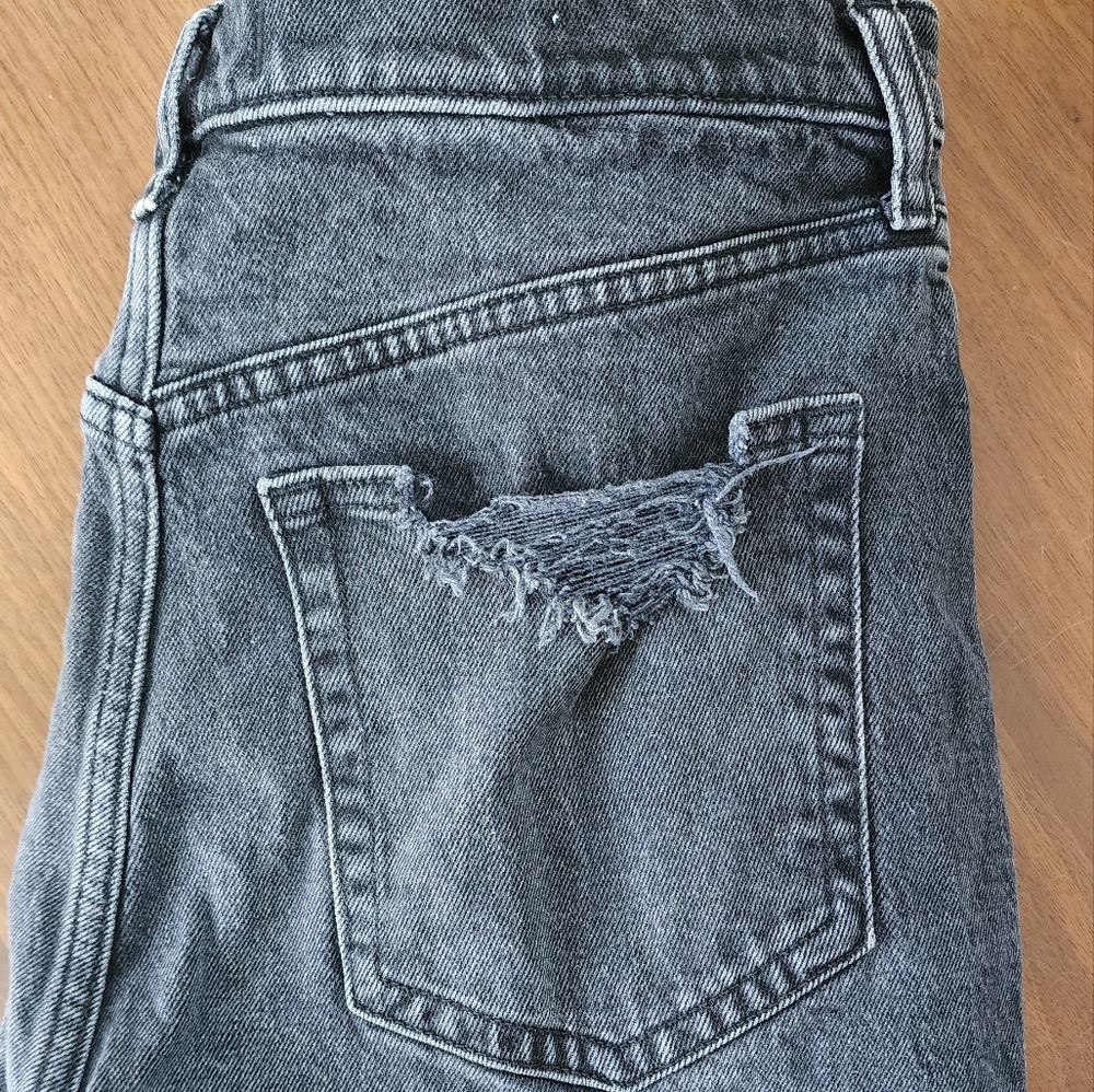LIKE NEW Abercrombie & Fitch Curve Love High Rise Mom Short - Black, 29